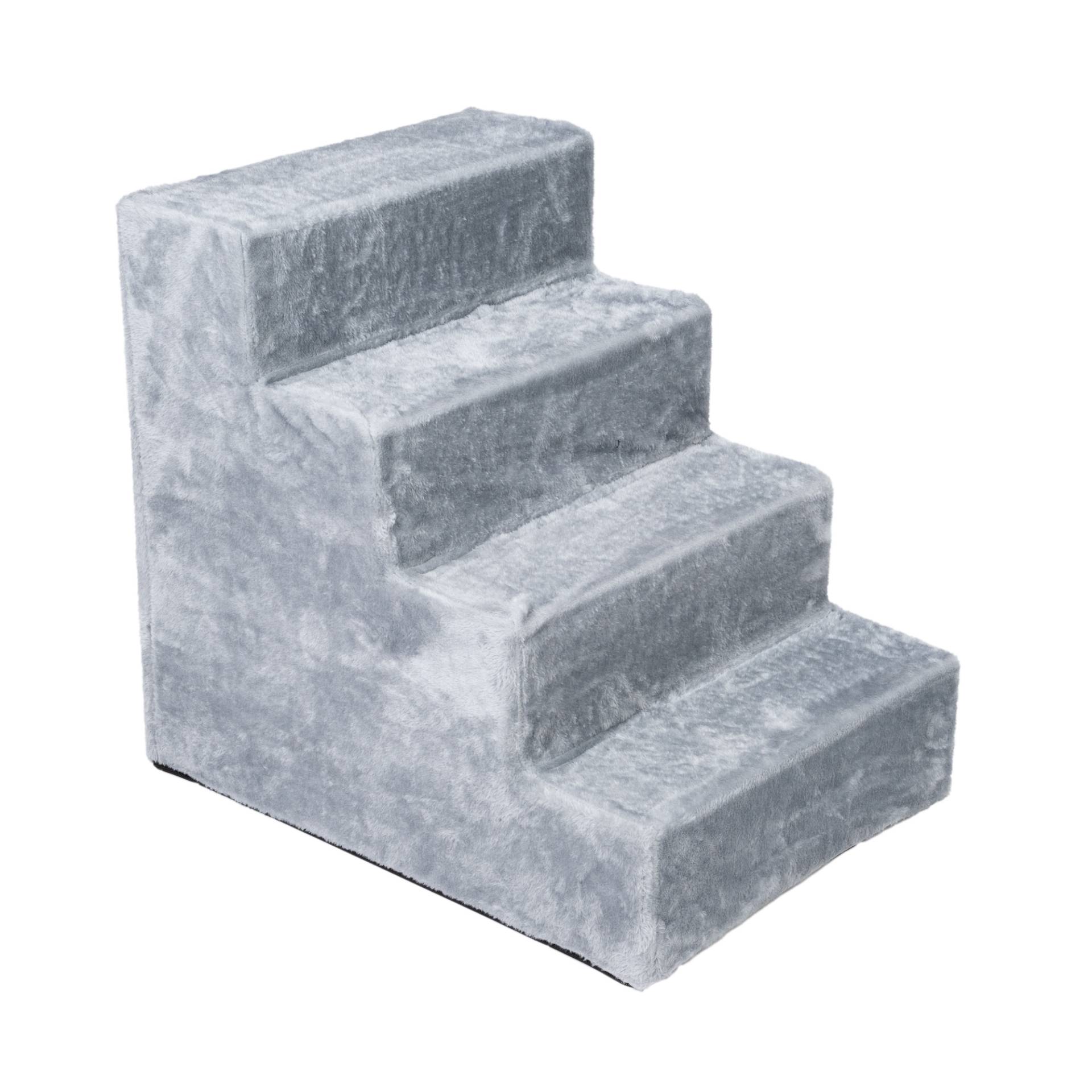 zooplus Basics Haustiertreppe Stepway, grau - Größe L: L 65 x B 51 x H 60 cm von Zooplus Basics