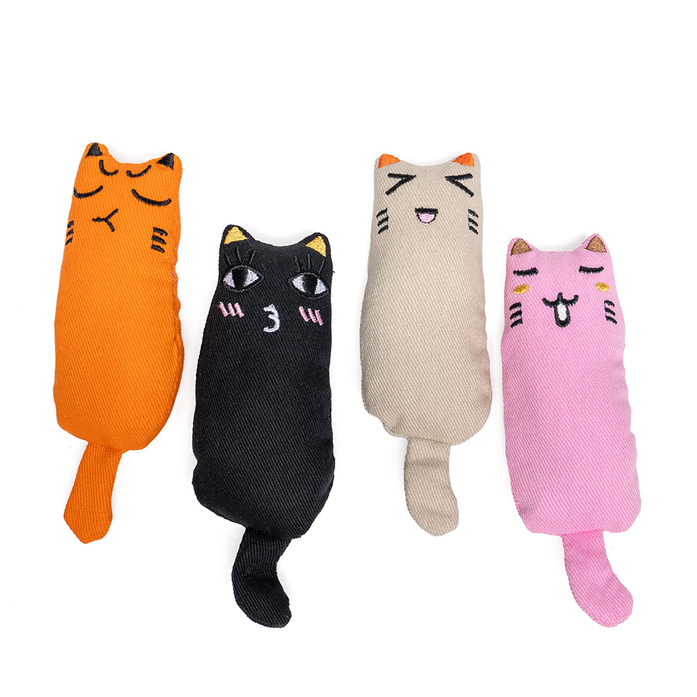 zooplus Basics Katzenspielzeug-Set Kitty mit Katzenminze - 4 Stück von Zooplus Basics