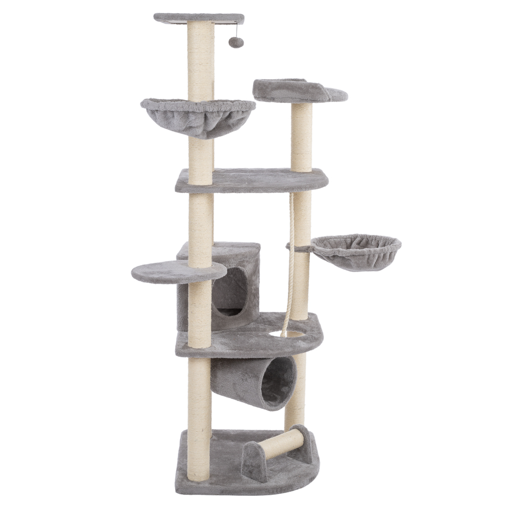 zooplus Basics Kratzbaum XL - grau von Zooplus Basics