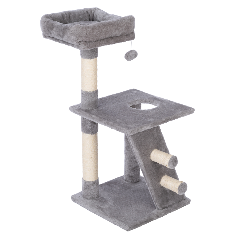 zooplus Basics Kratzbaum klein - grau zooplus Basics Kratzbaum klein - grau von Zooplus Basics