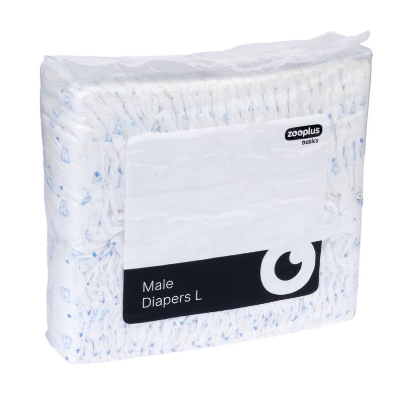 zooplus Basics Rüdenwindeln - Größe L: 57 - 72 cm, 50 Stück von Zooplus Basics