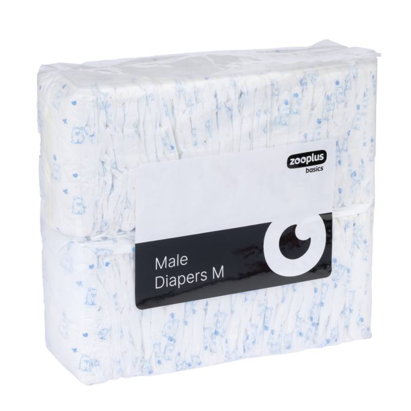 zooplus Basics Rüdenwindeln - Größe M: 42 - 52 cm, 50 Stück von Zooplus Basics