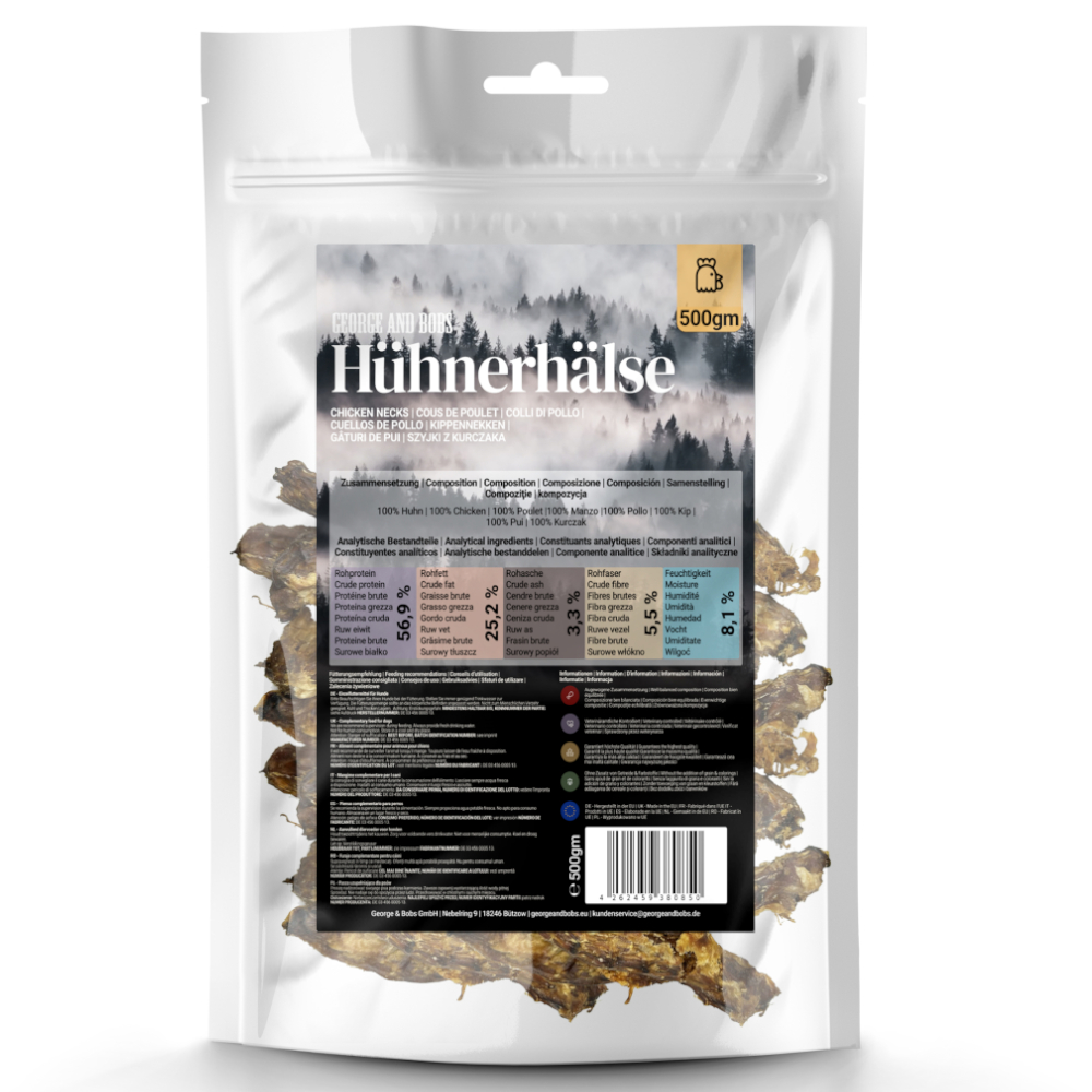 George & Bobs Hühnerhälse - 500 g George & Bobs Hühnerhälse - 500 g von Zooplus & Bobs