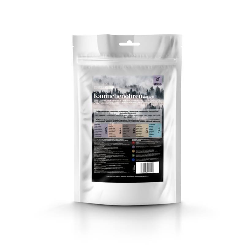 George & Bobs Hundesnacks 200 g - Kaninchenohren mit Fell George & Bobs Hundesnacks 200 g - Kaninchenohren mit Fell von Zooplus & Bobs