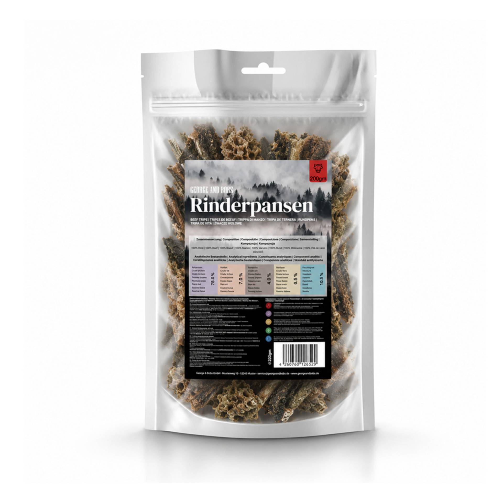 George & Bobs Hundesnacks Rinderpansen - 200 g George & Bobs Hundesnacks Rinderpansen - 200 g von Zooplus & Bobs