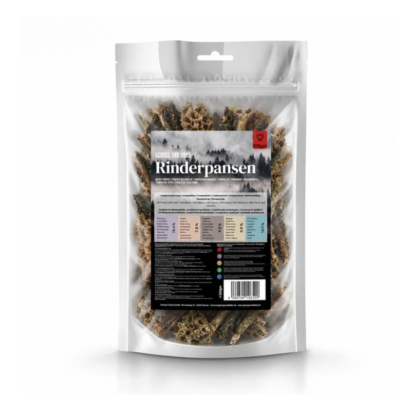 George & Bobs Hundesnacks Rinderpansen - 200 g George & Bobs Hundesnacks Rinderpansen - 200 g von Zooplus & Bobs