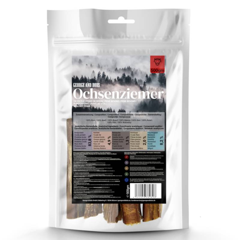 George & Bobs Ochsenziemer - 500 g von Zooplus & Bobs