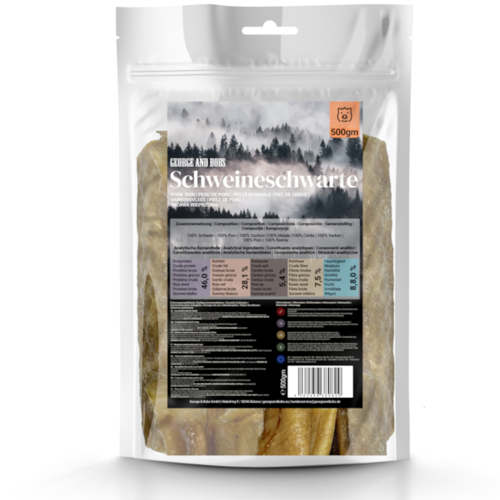 George & Bobs Schweineschwarte - 500 g von Zooplus & Bobs