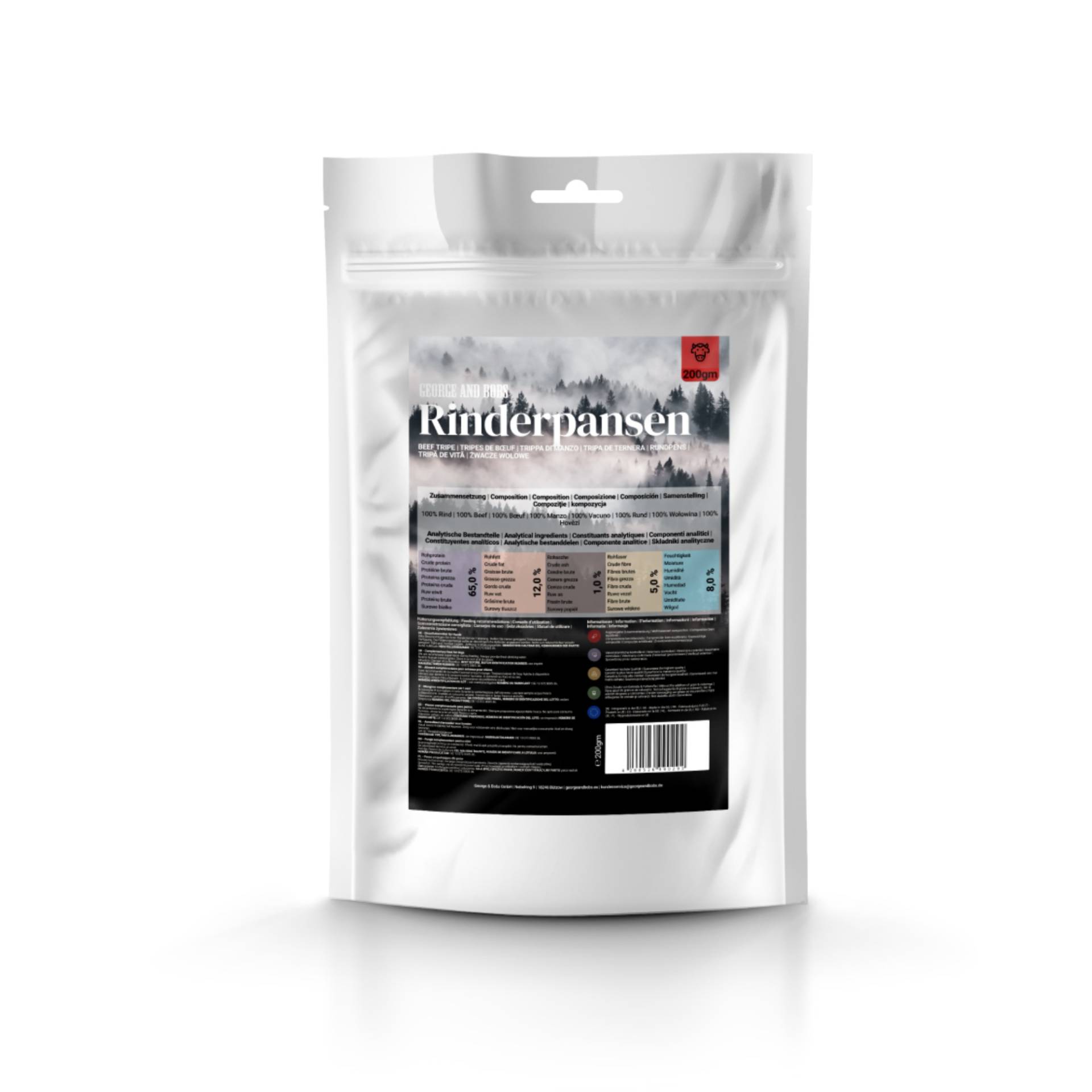 Sparpaket George & Bobs Hundesnacks 3 x 200 g - Rinderpansen Sparpaket George & Bobs Hundesnacks 3 x 200 g - Rinderpansen von Zooplus & Bobs