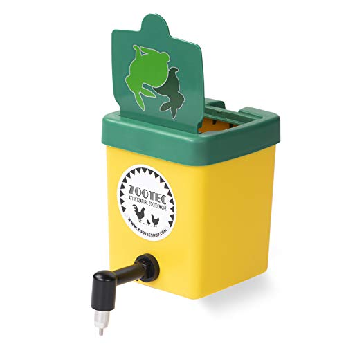 Zootec Automatische Tränke Kaninchen aus Kunststoff und Nipple aus Edelstahl, mit Haken zum Aufhängen am Käfignetz, Fassungsvermögen 0,5 l Zootec Automatische Tränke Kaninchen aus Kunststoff und Nipple aus Edelstahl, mit Haken zum Aufhängen am Käfignetz, Fassungsvermögen 0,5 l von Zootec