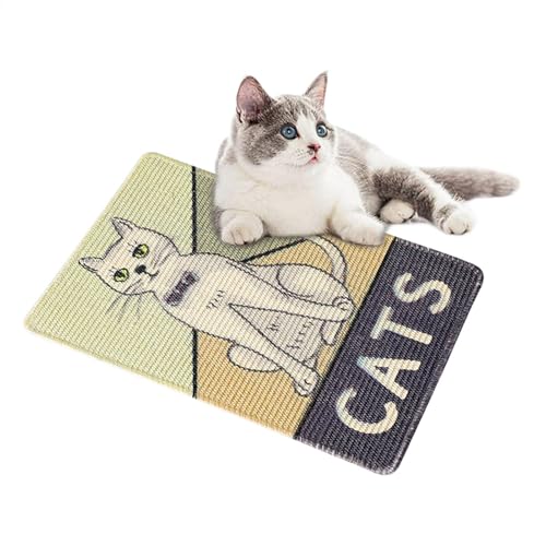 Kratzmatte für den Katzenboden, Kratzmatte für Katzen aus Sisal | Sisal-Pad-Spielzeug-Kratzmatte für Katzen,Reduziert Langeweile. Kleine, mittelgroße und große Katzen. Indoor-Übungs-Kratzmatte für Arb Kratzmatte für den Katzenboden, Kratzmatte für Katzen aus Sisal | Sisal-Pad-Spielzeug-Kratzmatte für Katzen,Reduziert Langeweile. Kleine, mittelgroße und große Katzen. Indoor-Übungs-Kratzmatte für Arb von Zopoee