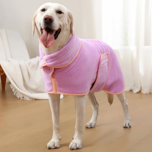 Zorela Hundebademantel, Superweicher Bademantel Hund aus Korallenvlies, Hunde Bademantel Hundehandtuch Extra Saugfähig für nach dem Bad, Strand, Pool Zorela Hundebademantel, Superweicher Bademantel Hund aus Korallenvlies, Hunde Bademantel Hundehandtuch Extra Saugfähig für nach dem Bad, Strand, Pool von Zorela