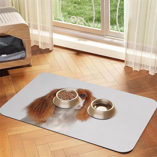 Australian Shepherd Weihnachten Süße Aussie Hunde,wasserdichte Futtermatte für Haustiere, Tischsets für Katzen und Hunde für Futter und Wasser, Futtermatten aus PU-Leder,40x60cm Australian Shepherd Weihnachten Süße Aussie Hunde,wasserdichte Futtermatte für Haustiere, Tischsets für Katzen und Hunde für Futter und Wasser, Futtermatten aus PU-Leder,40x60cm von Zouey