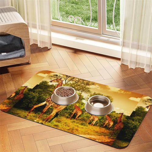 Cavalier King Charles Spaniel Bräunlich Weiß,wasserdichte Futtermatte für Haustiere, Tischsets für Katzen und Hunde für Futter und Wasser, Futtermatten aus PU-Leder,40x60cm Cavalier King Charles Spaniel Bräunlich Weiß,wasserdichte Futtermatte für Haustiere, Tischsets für Katzen und Hunde für Futter und Wasser, Futtermatten aus PU-Leder,40x60cm von Zouey
