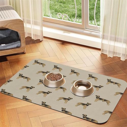 Cavalier King Charles Spaniel Hund Gemischte Hundemäntel Hund,wasserdichte Futtermatte für Haustiere, Tischsets für Katzen und Hunde für Futter und Wasser, Futtermatten aus PU-Leder,40x60cm Cavalier King Charles Spaniel Hund Gemischte Hundemäntel Hund,wasserdichte Futtermatte für Haustiere, Tischsets für Katzen und Hunde für Futter und Wasser, Futtermatten aus PU-Leder,40x60cm von Zouey