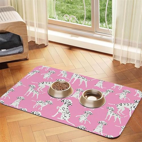 Französische Bulldogge Gemälde,wasserdichte Futtermatte für Haustiere, Tischsets für Katzen und Hunde für Futter und Wasser, Futtermatten aus PU-Leder,40x60cm Französische Bulldogge Gemälde,wasserdichte Futtermatte für Haustiere, Tischsets für Katzen und Hunde für Futter und Wasser, Futtermatten aus PU-Leder,40x60cm von Zouey