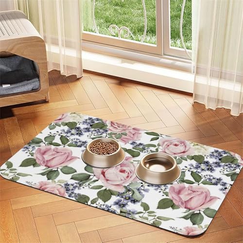 Kuh,wasserdichte Futtermatte für Haustiere, Tischsets für Katzen und Hunde für Futter und Wasser, Futtermatten aus PU-Leder,40x60cm Kuh,wasserdichte Futtermatte für Haustiere, Tischsets für Katzen und Hunde für Futter und Wasser, Futtermatten aus PU-Leder,40x60cm von Zouey