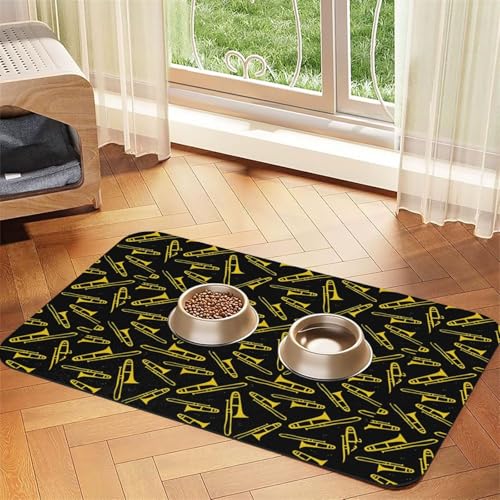 Niedliche Kunst Cocker Spaniel Hund Cool,wasserdichte Futtermatte für Haustiere, Tischsets für Katzen und Hunde für Futter und Wasser, Futtermatten aus PU-Leder,40x60cm Niedliche Kunst Cocker Spaniel Hund Cool,wasserdichte Futtermatte für Haustiere, Tischsets für Katzen und Hunde für Futter und Wasser, Futtermatten aus PU-Leder,40x60cm von Zouey