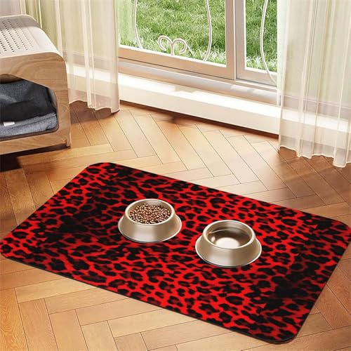 Porträt von Rottweiler Hund Druck,wasserdichte Futtermatte für Haustiere, Tischsets für Katzen und Hunde für Futter und Wasser, Futtermatten aus PU-Leder,40x60cm Porträt von Rottweiler Hund Druck,wasserdichte Futtermatte für Haustiere, Tischsets für Katzen und Hunde für Futter und Wasser, Futtermatten aus PU-Leder,40x60cm von Zouey