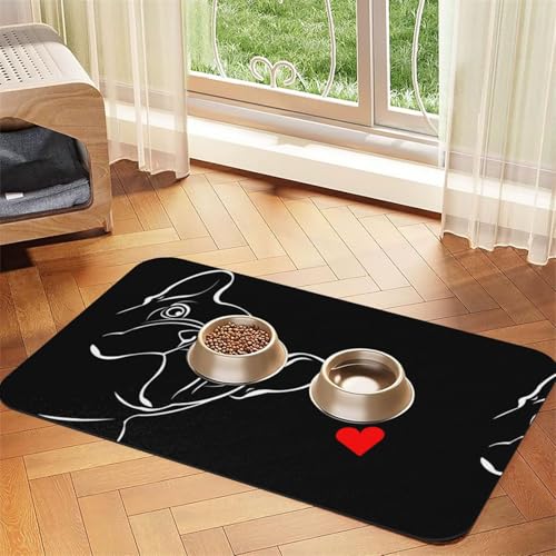 Robben Illustration Seelöwe,wasserdichte Futtermatte für Haustiere, Tischsets für Katzen und Hunde für Futter und Wasser, Futtermatten aus PU-Leder,40x60cm Robben Illustration Seelöwe,wasserdichte Futtermatte für Haustiere, Tischsets für Katzen und Hunde für Futter und Wasser, Futtermatten aus PU-Leder,40x60cm von Zouey