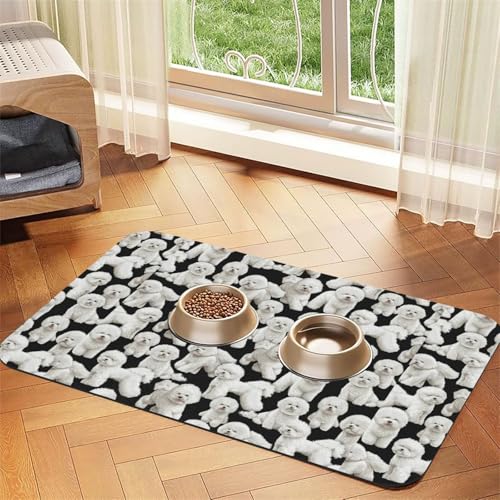 Roccoon Lustiges Tier,wasserdichte Futtermatte für Haustiere, Tischsets für Katzen und Hunde für Futter und Wasser, Futtermatten aus PU-Leder,40x60cm Roccoon Lustiges Tier,wasserdichte Futtermatte für Haustiere, Tischsets für Katzen und Hunde für Futter und Wasser, Futtermatten aus PU-Leder,40x60cm von Zouey