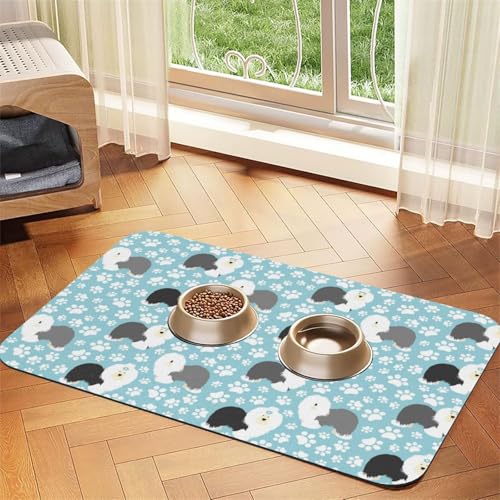 Schöner Langhaarcollie,wasserdichte Futtermatte für Haustiere, Tischsets für Katzen und Hunde für Futter und Wasser, Futtermatten aus PU-Leder,40x60cm Schöner Langhaarcollie,wasserdichte Futtermatte für Haustiere, Tischsets für Katzen und Hunde für Futter und Wasser, Futtermatten aus PU-Leder,40x60cm von Zouey