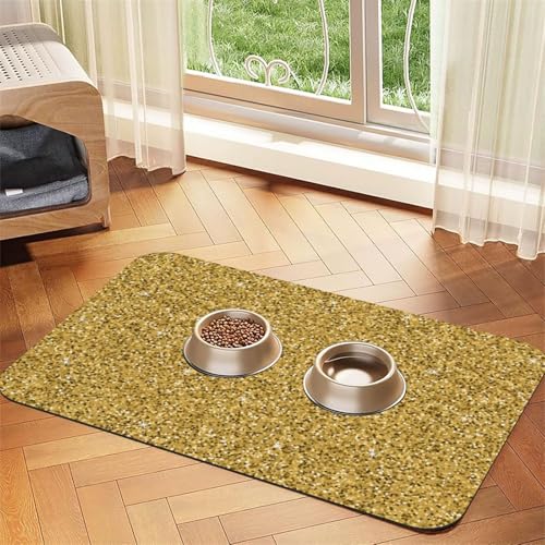 Schwarzer Labrador-Hund-Welpe, süßer Hund,wasserdichte Futtermatte für Haustiere, Tischsets für Katzen und Hunde für Futter und Wasser, Futtermatten aus PU-Leder,40x60cm Schwarzer Labrador-Hund-Welpe, süßer Hund,wasserdichte Futtermatte für Haustiere, Tischsets für Katzen und Hunde für Futter und Wasser, Futtermatten aus PU-Leder,40x60cm von Zouey