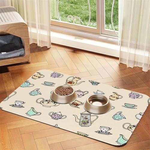 Wilde Pferde,wasserdichte Futtermatte für Haustiere, Tischsets für Katzen und Hunde für Futter und Wasser, Futtermatten aus PU-Leder,40x60cm Wilde Pferde,wasserdichte Futtermatte für Haustiere, Tischsets für Katzen und Hunde für Futter und Wasser, Futtermatten aus PU-Leder,40x60cm von Zouey