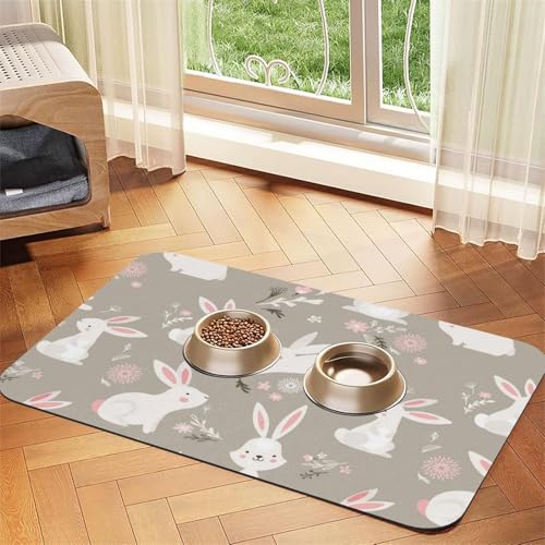 Zerrissene Vinyl-Schallplatte und Musiknoten fliegen in der Luft,wasserdichte Futtermatte für Haustiere, Tischsets für Katzen und Hunde für Futter und Wasser, Futtermatten aus PU-Leder,40x60cm Zerrissene Vinyl-Schallplatte und Musiknoten fliegen in der Luft,wasserdichte Futtermatte für Haustiere, Tischsets für Katzen und Hunde für Futter und Wasser, Futtermatten aus PU-Leder,40x60cm von Zouey
