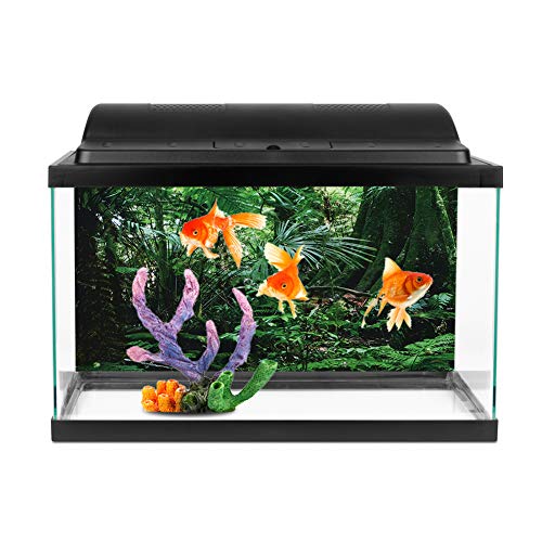 Zouminyy Aquarium Poster, Selbstklebender PVC Selbstklebender Aufkleber, Aquarium für Reptilienbox(122 * 46cm) von Zouminyy