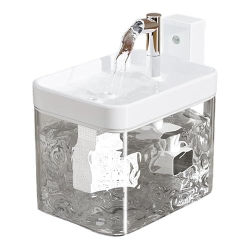 Automatic Pet Water Fountain | 1.5L Silent Pump | Indoor Cat and Dog Dispenser - Innovative Hydration Solution for Your Pets Cats and Dogs Water Fountain | 1.5L Large Capacity Automatic Pet Water Fountain | 1.5L Silent Pump | Indoor Cat and Dog Dispenser - Innovative Hydration Solution for Your Pets Cats and Dogs Water Fountain | 1.5L Large Capacity von Zqkimzi