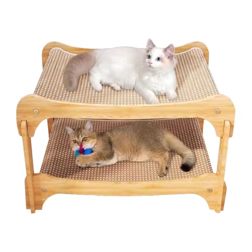 Cat Scratcher Lounge, Double-Layer Scratching Board, Detachable Wear-Resistant Pad, Resting and Play, Cat Furniture for Small, Medium, Large Kittens, Exercise, 22.05x13.39x14.57 inches Cat Scratcher Lounge, Double-Layer Scratching Board, Detachable Wear-Resistant Pad, Resting and Play, Cat Furniture for Small, Medium, Large Kittens, Exercise, 22.05x13.39x14.57 inches von Zqkimzi