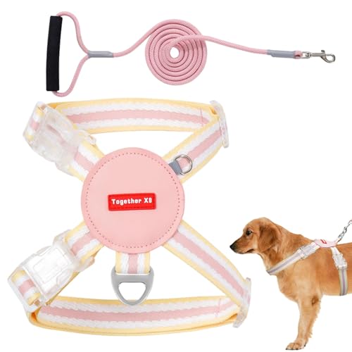 Dog Harness, Puppy Harness Combo, Adjustable Small Dog Harness, Lightweight Pet Vest, Breathable Dog Harness, Traction Rope for Dogs, Small Dog Lead Combo, Vest Style Pet Harness, Comfortable Dog Harn Dog Harness, Puppy Harness Combo, Adjustable Small Dog Harness, Lightweight Pet Vest, Breathable Dog Harness, Traction Rope for Dogs, Small Dog Lead Combo, Vest Style Pet Harness, Comfortable Dog Harn von Zqkimzi