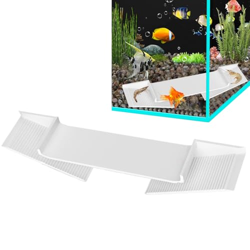 Fish Tank Cave, Aquarium Tunnel Shelter Tube Reptile and Aquatic Pets, Large Triangle Curve Hole Decoration for Corner Placement in Terrarium or Aquarium Use, 25x4.5x4.3cm Fish Tank Cave, Aquarium Tunnel Shelter Tube Reptile and Aquatic Pets, Large Triangle Curve Hole Decoration for Corner Placement in Terrarium or Aquarium Use, 25x4.5x4.3cm von Zqkimzi
