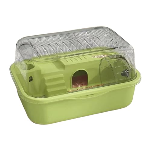 Hamster Cage, 2-Tier Habitat, Hamster Enclosure with Silent Running Wheel, Multi-Level Small Animal Home for Gerbils, Chinchillas, Bunnies, and Squirrels, 13.78x9.84x7.28 inches Hamster Cage, 2-Tier Habitat, Hamster Enclosure with Silent Running Wheel, Multi-Level Small Animal Home for Gerbils, Chinchillas, Bunnies, and Squirrels, 13.78x9.84x7.28 inches von Zqkimzi