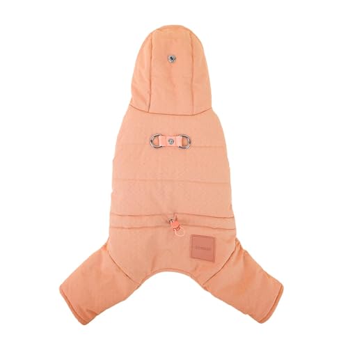 Hunde-Wintermantel, atmungsaktiver Fleece-Hoodie für kleine Hunde, verdickte, warme Haustierkleidung für den Innen- und Außenbereich im Winter von Zqkimzi