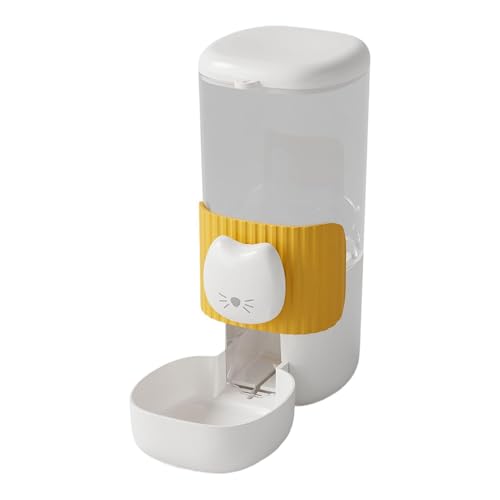 Katzenfutterspender Tierfutter Futterspender Automatischer Pet Feeder Hund Wasserspender Haustier Trinknapf Automatischer Katzenfutterspender Große Kapazität Tierfutterspender für Haustiere und von Zqkimzi