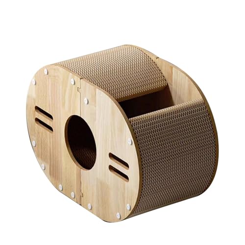 Katzenkratz-Lounge-Pad, verschleißfestes Krallenbrett Bett, stabiler Kratzbaum für kleine und mittelgroße Katzen, Möbelschutz, gemütliche Kätzchen-Ruhematte, 57 x 39 x 27,5 cm Katzenkratz-Lounge-Pad, verschleißfestes Krallenbrett Bett, stabiler Kratzbaum für kleine und mittelgroße Katzen, Möbelschutz, gemütliche Kätzchen-Ruhematte, 57 x 39 x 27,5 cm von Zqkimzi