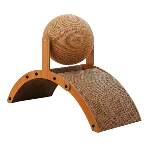 Katzenkratzbaum, interaktives Kätzchenspielzeug, vertikaler mit gewelltem Boden für Terrasse, Multi-Katzen-Spiel, Ruhe, Wohnzimmer, Wohnung, Fenster, Zuhause, 35 x 26 x 15 cm Katzenkratzbaum, interaktives Kätzchenspielzeug, vertikaler mit gewelltem Boden für Terrasse, Multi-Katzen-Spiel, Ruhe, Wohnzimmer, Wohnung, Fenster, Zuhause, 35 x 26 x 15 cm von Zqkimzi
