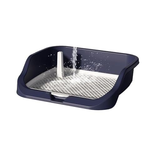 Kleine und mittelgroße Hundetoilette, Hundetöpfchentrainingstablett, Indoor-Hundetrainingstöpfchen, Haustier-Töpfchen mit Gitter, hoher Zaun, Hunde-Urinier-Pad-Halter, kleine und mittelgroße Kleine und mittelgroße Hundetoilette, Hundetöpfchentrainingstablett, Indoor-Hundetrainingstöpfchen, Haustier-Töpfchen mit Gitter, hoher Zaun, Hunde-Urinier-Pad-Halter, kleine und mittelgroße von Zqkimzi