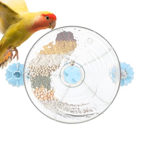 Vogelfutterstation Drehrad, rotierendes Futtersuch-Trainingsspielzeug, kreatives Intelligenzsystem Rad für kleine und mittelgroße , Sittiche, Nymphensittiche, Sittiche, Sittiche, Sittiche Vogelfutterstation Drehrad, rotierendes Futtersuch-Trainingsspielzeug, kreatives Intelligenzsystem Rad für kleine und mittelgroße , Sittiche, Nymphensittiche, Sittiche, Sittiche, Sittiche von Zqkimzi