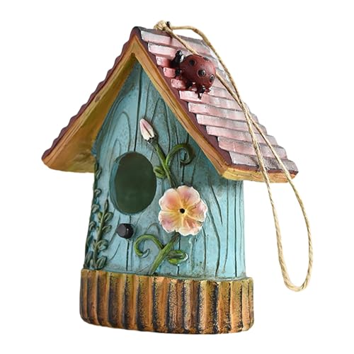 Zqkimzi Hängender Unterschlupf, Widerstandsfähiges Vogelhaus-Ornament, Hängendes Vogelhaus, Multifunktionales Vogelhaus, Baumkronen-Ornamente, Lebensraum Für Vögel Im Freien Handgeschnitztes Zqkimzi Hängender Unterschlupf, Widerstandsfähiges Vogelhaus-Ornament, Hängendes Vogelhaus, Multifunktionales Vogelhaus, Baumkronen-Ornamente, Lebensraum Für Vögel Im Freien Handgeschnitztes von Zqkimzi