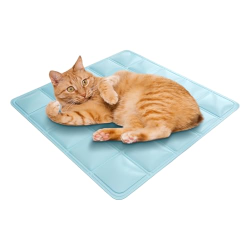 Zqkimzi Katzen Kühlmatte Pad - Outdoor Kühldecke für Katzen zum Schlafen bei,Multifunktionale Haustier Schlafmatratze für Hundehütte Zubehör bei heißem Wetter für Wohnzimmer Park Auto Wiese Zqkimzi Katzen Kühlmatte Pad - Outdoor Kühldecke für Katzen zum Schlafen bei,Multifunktionale Haustier Schlafmatratze für Hundehütte Zubehör bei heißem Wetter für Wohnzimmer Park Auto Wiese von Zqkimzi