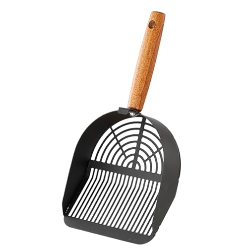 Zqkimzi Katzenstreuschaufel, Edelstahl-Siebwerkzeug, stabiler ergonomischer langer Griff und tragbares, leichtes Reinigungsdesign für Haustierbedarf, Zuhause, Reisen, Innenbereich, Metall Zqkimzi Katzenstreuschaufel, Edelstahl-Siebwerkzeug, stabiler ergonomischer langer Griff und tragbares, leichtes Reinigungsdesign für Haustierbedarf, Zuhause, Reisen, Innenbereich, Metall von Zqkimzi