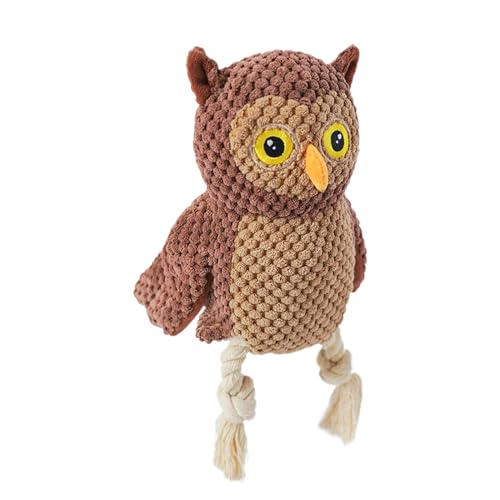 Zqkimzi Owl Dog Toy - Interactive Squeaky Chewing Toy for Small, Medium, Large Dogs, Soft Animal Chew Toy for Puppies and Pets Animals Chewing Toy - Owl Design Interactive Squeaky Dog Zqkimzi Owl Dog Toy - Interactive Squeaky Chewing Toy for Small, Medium, Large Dogs, Soft Animal Chew Toy for Puppies and Pets Animals Chewing Toy - Owl Design Interactive Squeaky Dog von Zqkimzi