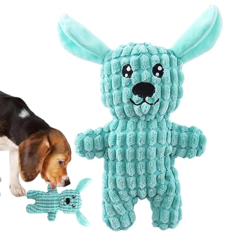 Zqkimzi Quietschendes Plüsch-Hundespielzeug, robustes Haustier-Stofftier, Welpenspielzeug, um sie zu beschäftigen, Langeweile und Zahnreinigung, langlebiges Kauspielzeug für kleine, mittelgroße Hunde Zqkimzi Quietschendes Plüsch-Hundespielzeug, robustes Haustier-Stofftier, Welpenspielzeug, um sie zu beschäftigen, Langeweile und Zahnreinigung, langlebiges Kauspielzeug für kleine, mittelgroße Hunde von Zqkimzi