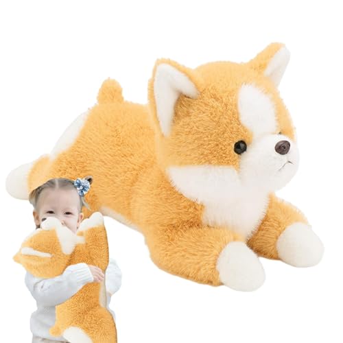 Zqkimzi Soft Dog Plush, Adorable Dog Plush, Puppy Plush Pillow, 45 cm, Adorable Plush Dog Animal Toy and Soft Puppy Pillow Plush Toy for Children’s Playtime and Home Décor, Light Brown and Dark Brown Zqkimzi Soft Dog Plush, Adorable Dog Plush, Puppy Plush Pillow, 45 cm, Adorable Plush Dog Animal Toy and Soft Puppy Pillow Plush Toy for Children’s Playtime and Home Décor, Light Brown and Dark Brown von Zqkimzi