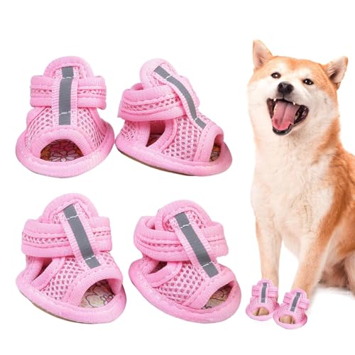 Zqkimzi Welpen Schuhe | 4 Stück Große Hundeschuhe - Haustierzubehör Welpenstiefel für Haus Nacht Garten Gehweg Straße Wandern Reisen Park täglich Zqkimzi Welpen Schuhe | 4 Stück Große Hundeschuhe - Haustierzubehör Welpenstiefel für Haus Nacht Garten Gehweg Straße Wandern Reisen Park täglich von Zqkimzi