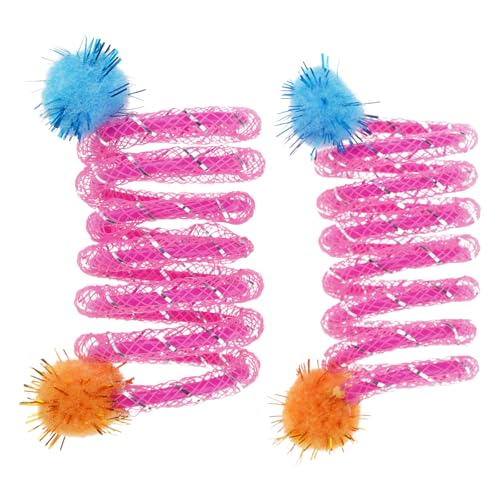 Zqxnt 2pcs Flexible Spulen Frühling Mit Plüsch Ballkatzen Spielen Spielzeug Ungiftiges Design Für Neue Haustierbesitzer Die Interaktionsgeschenk Verbessern Zqxnt 2pcs Flexible Spulen Frühling Mit Plüsch Ballkatzen Spielen Spielzeug Ungiftiges Design Für Neue Haustierbesitzer Die Interaktionsgeschenk Verbessern von Zqxnt