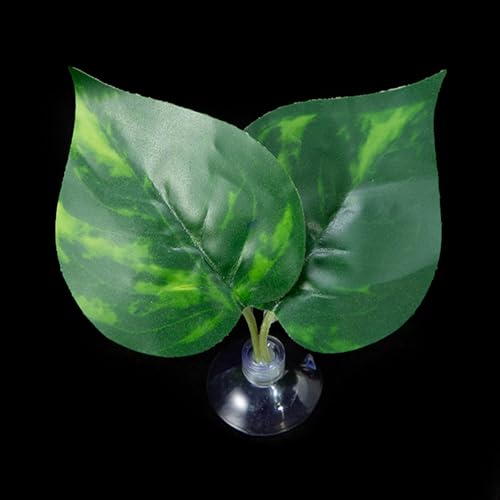 Zqxnt Bettas Fischblattpolster Doppelblatt Hängematte Ruhende Bett Sichere Umwelt Bettas Laichbett Aquarien Landschaft Accessoire Betta Fisch von Zqxnt